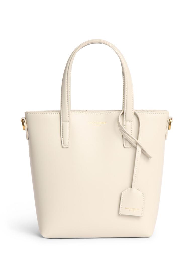 SAINT LAURENT Mini Toy Leather Shopping Bag
