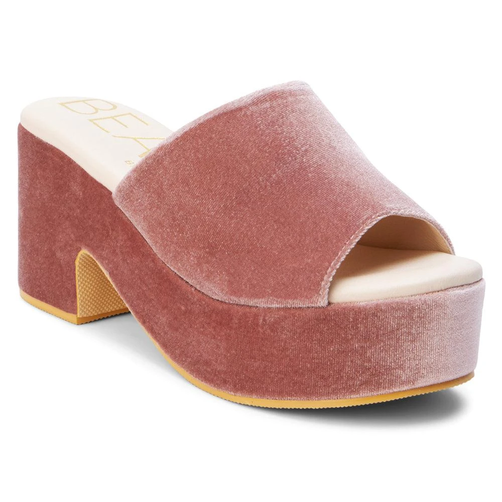 BEACH by Matisse Terry Velvet Platform Clog Sandals 2