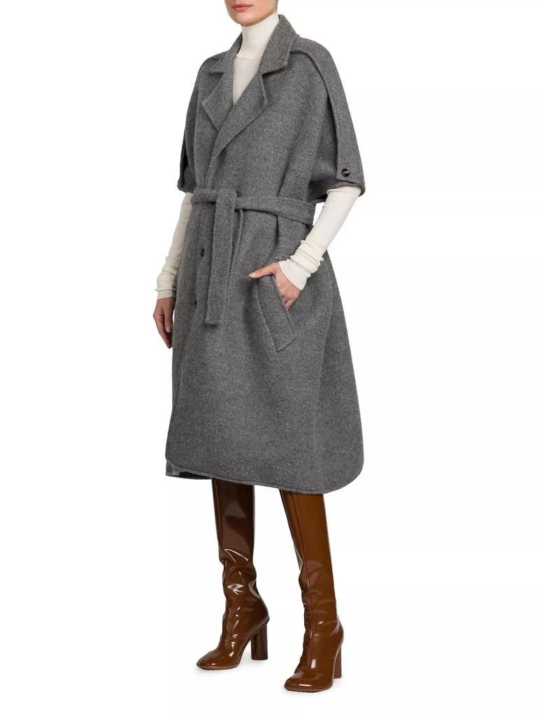 Bottega Veneta Wool-Cashmere Wrap Coat 4