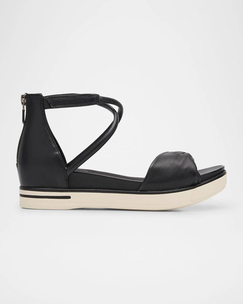 Eileen Fisher Suvi Crisscross Grip Wedge Sandals 1