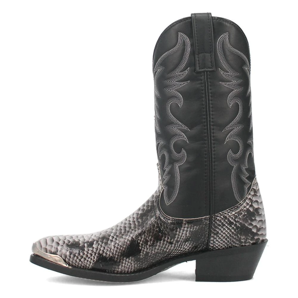 Laredo Monty Snake Print Pointed Toe Pull On Cowboy Boots 3