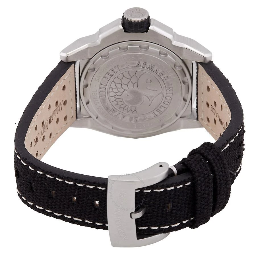 Armand Nicolet JSH GMT Automatic Black Dial Men's Watch A487RGN-NO-P0640NC8 3
