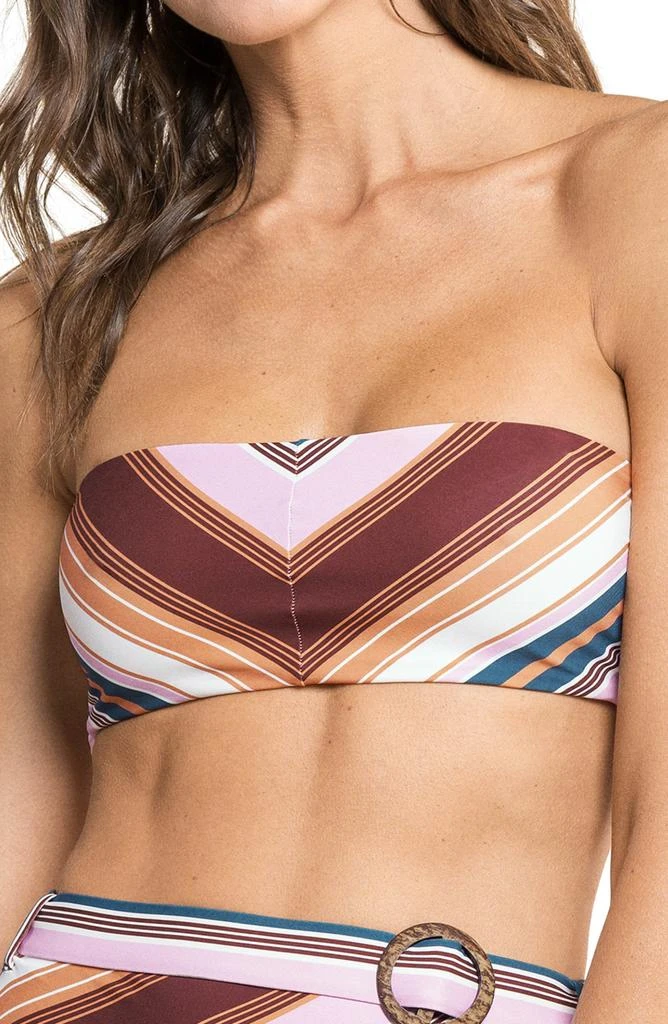 Maaji Tiffany Bayadere Stripes Bandeau Bikini Top 1