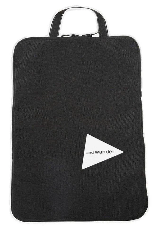 And Wander And Wander Logo Printed Zipped Waterproof Backpack 1