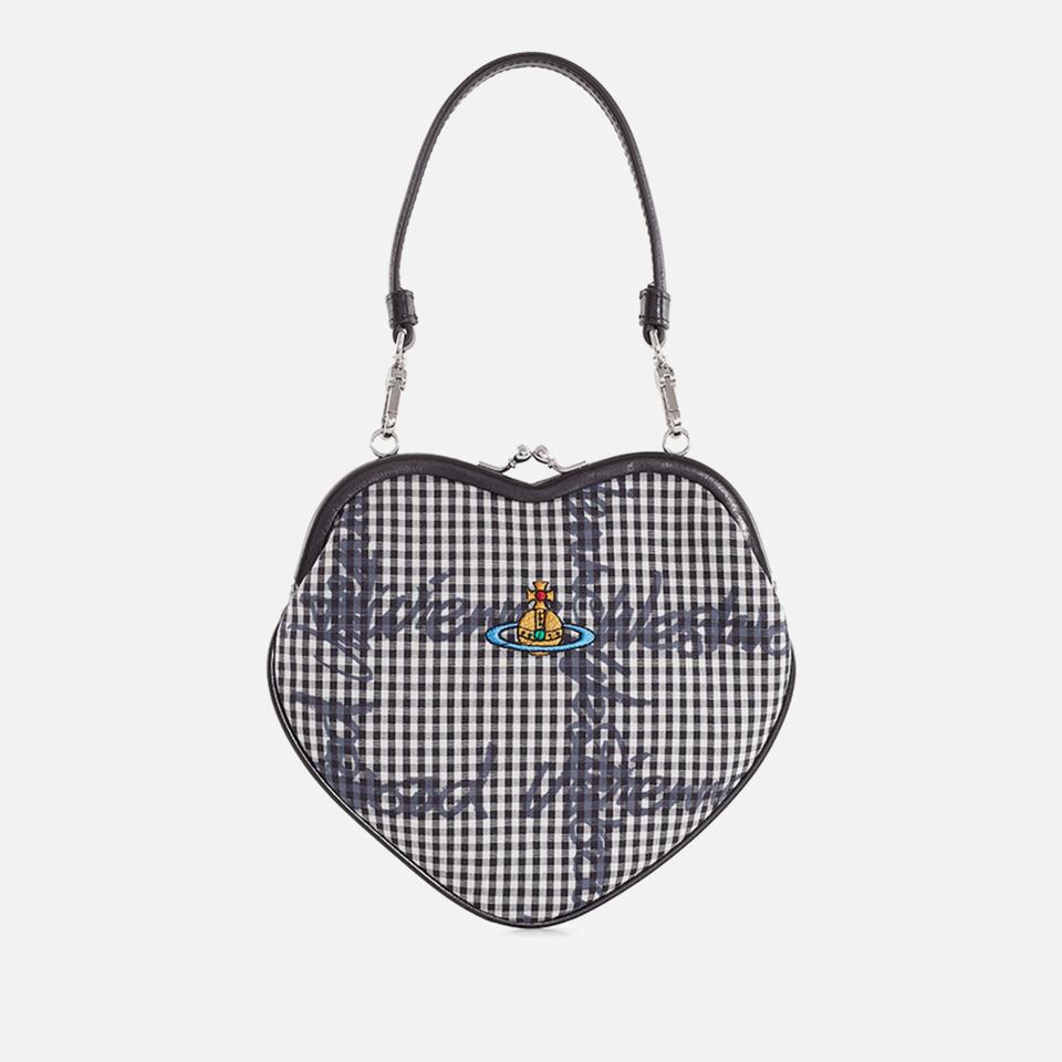 Vivienne Westwood Vivienne Westwood Belle Gingham Heart Frame Purse