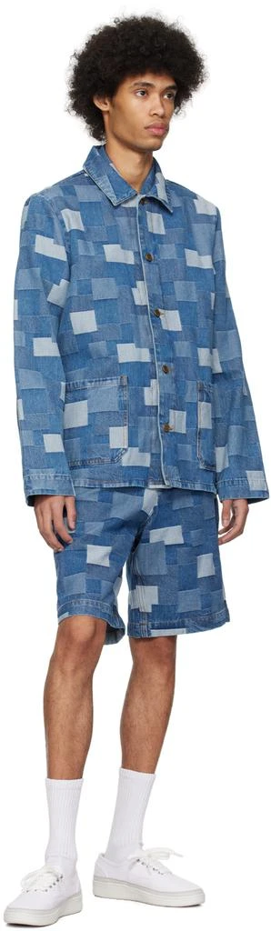 A.P.C. Blue Kerlouan Denim Jacket 4