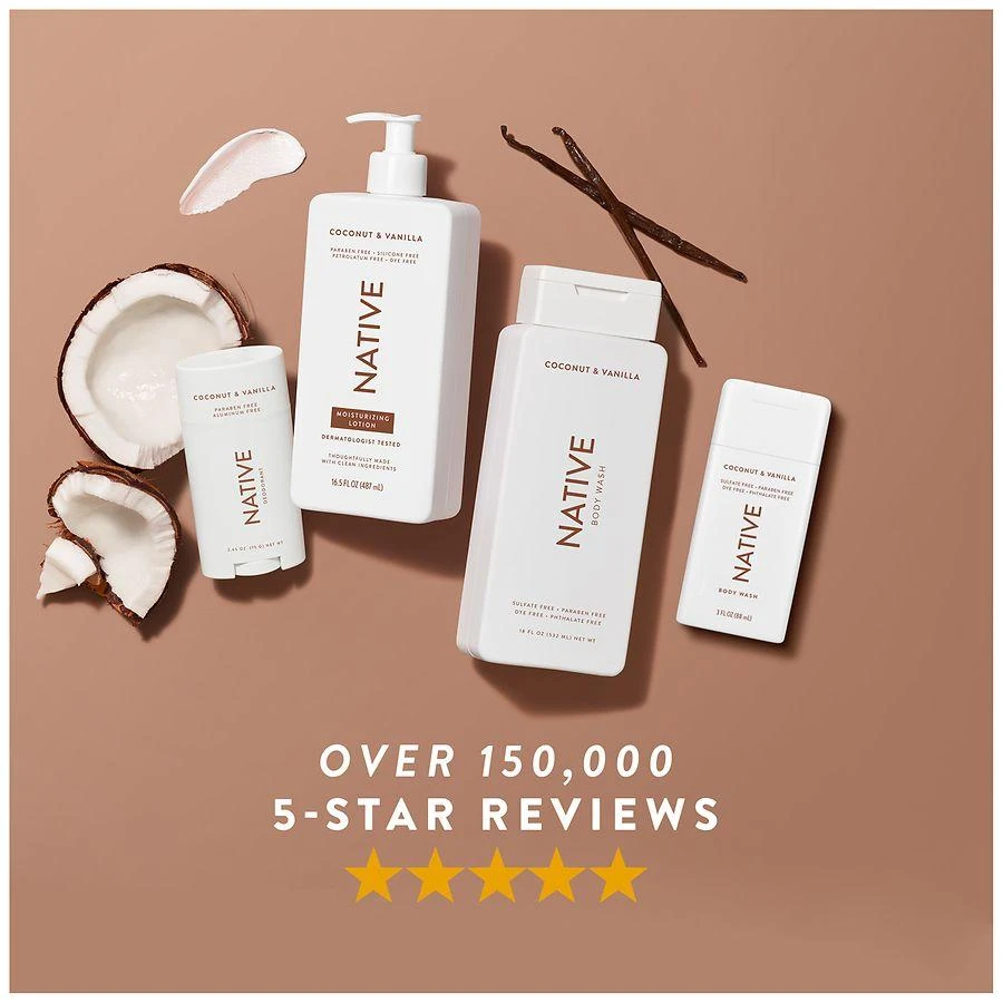 Native Body Wash Coconut
Vanilla, Travel Size, Mini 7