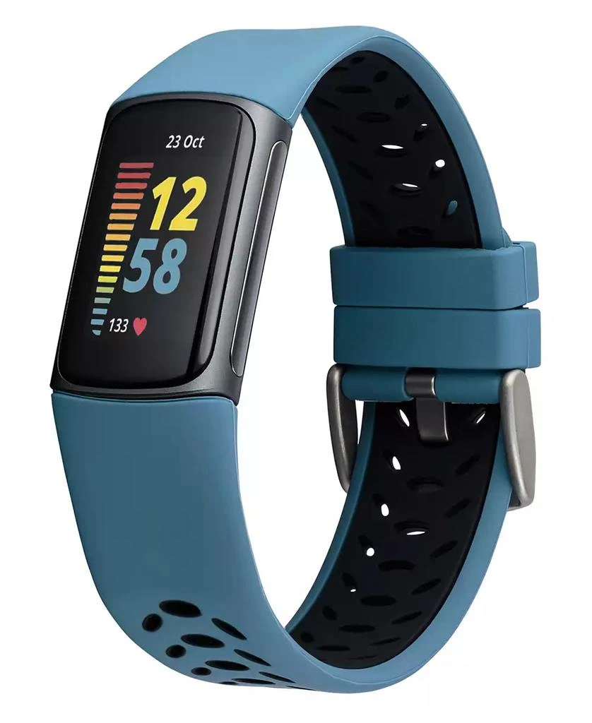 WITHit Multi Silicone and Stainless Steel Band Set Compatible with Fitbit Charge 5 and 6 4