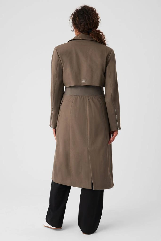 Alo Formation Trench Coat - Olive Tree 6