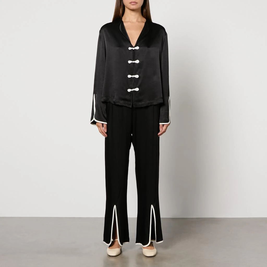 Sleeper Louis Bow Satin Pyjama Set 1