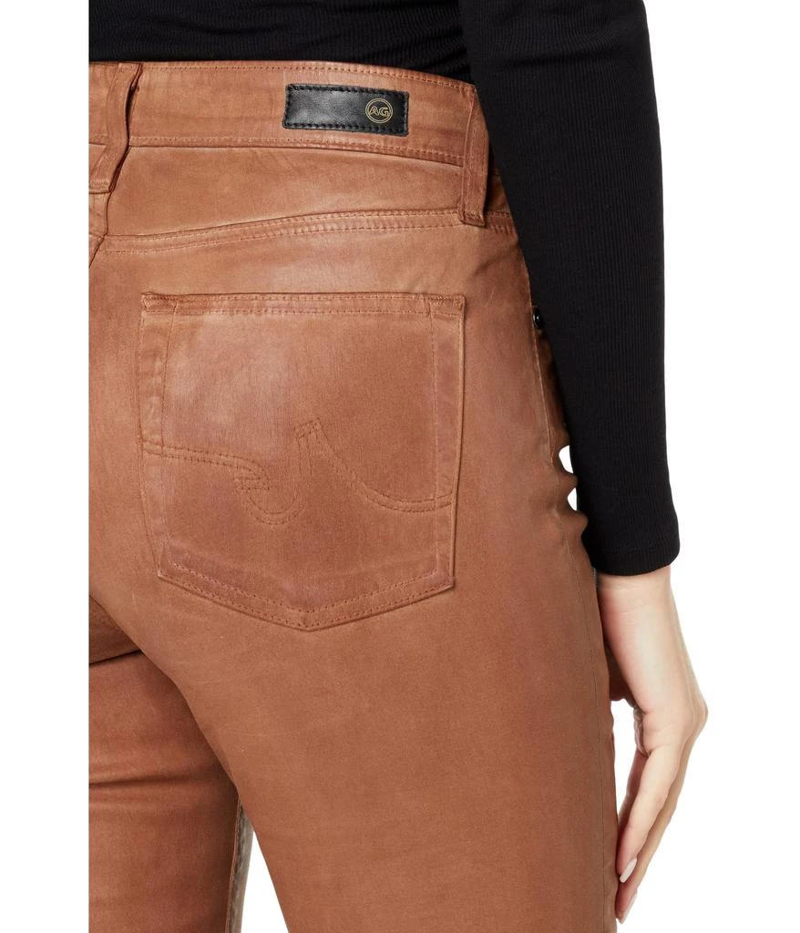 AG Jeans Mari High-Rise Slim Straight in Leatherette Light Canyon Rock 3