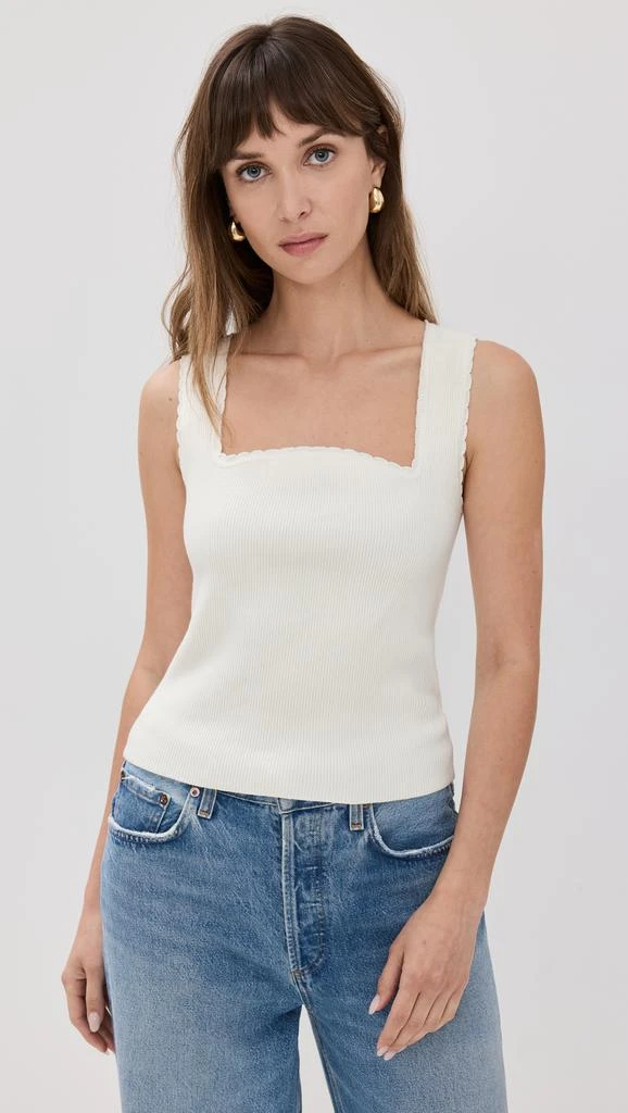 Reformation Nalini Cotton Sweater Tank 6