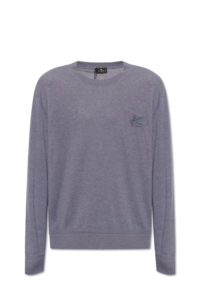 【送料&関税込】Etro Beige Pullover With Inlaid Paisley Moti ETRO Beige Pullover With Inlaid Paisley Motif - Sweaters