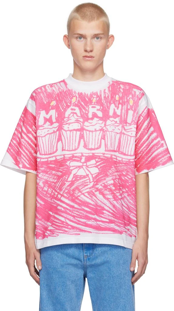 Marni White Marni 30th Anniversary T-shirt 1