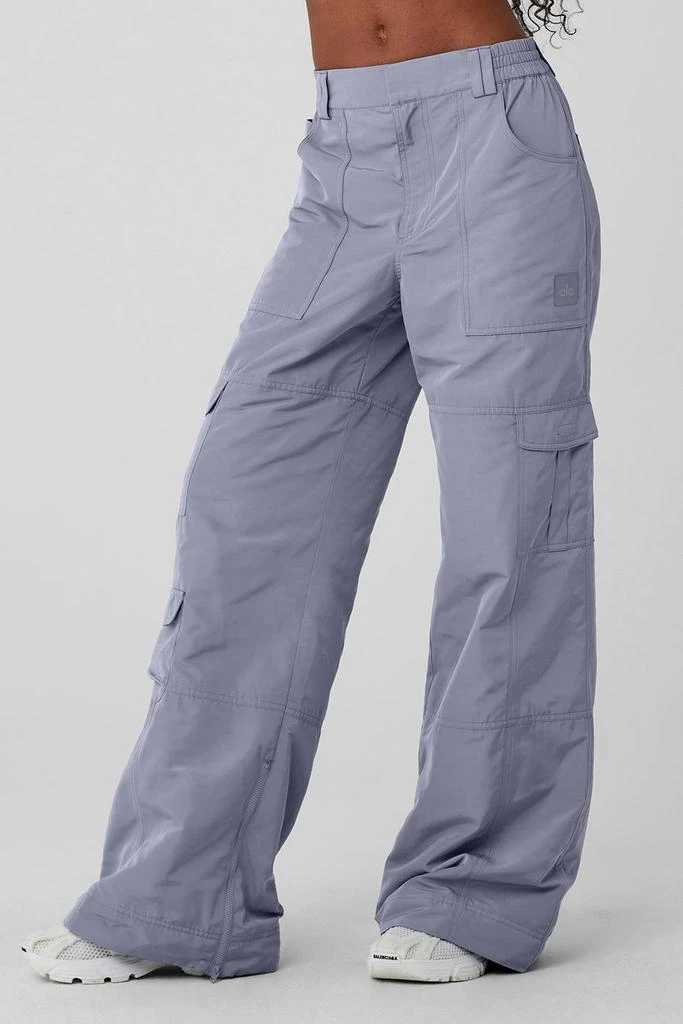 Alo High-Waist Ski-Moto Puffer Pant - Fog 3