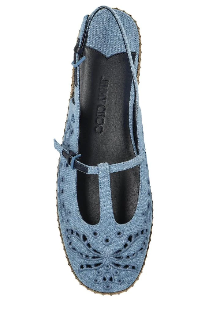 Jimmy Choo Jimmy Choo Amiee Slingback Flat Shoes 4