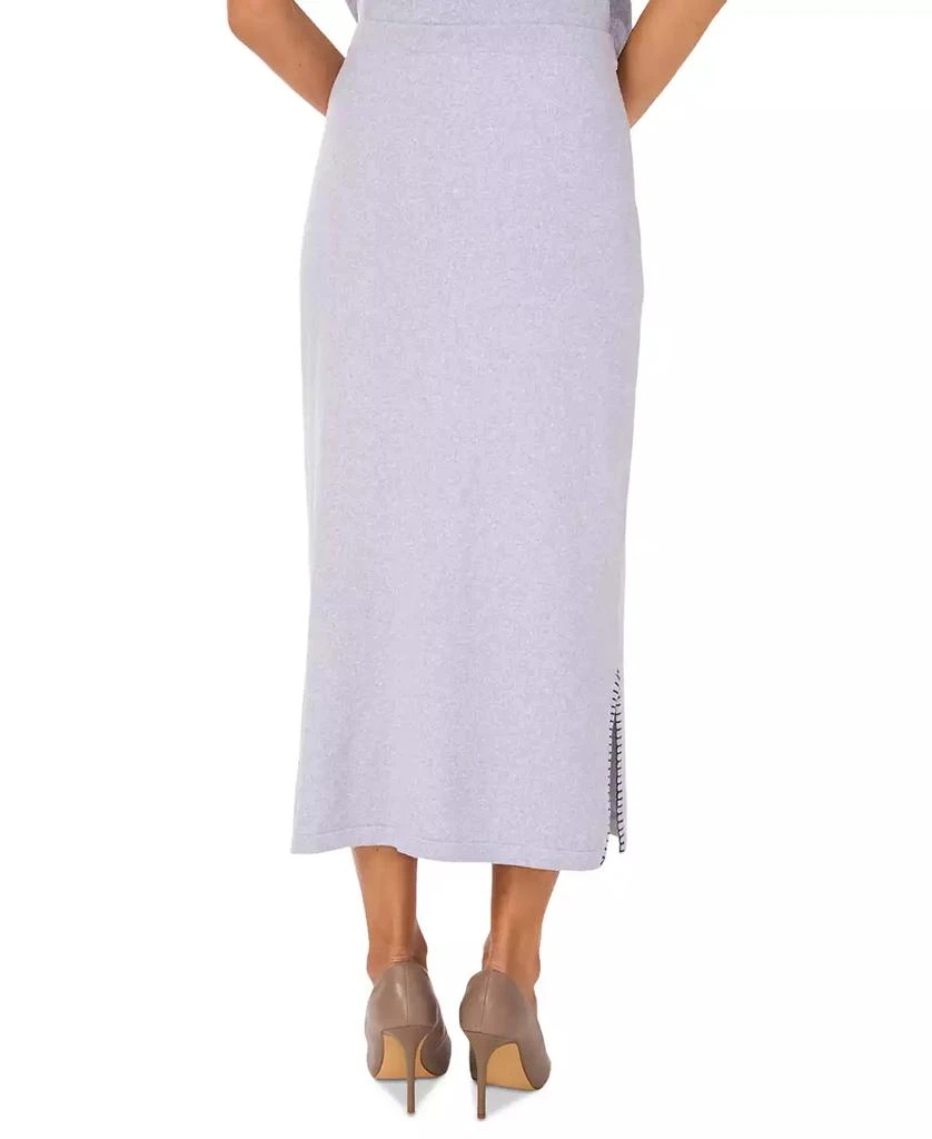 Vince Camuto Women's Whipstitched Midi Sweater Skirt 2
