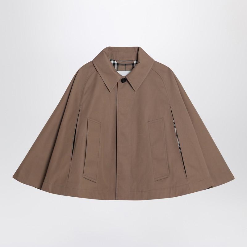 Burberry Burberry Cropped Cape In Blend