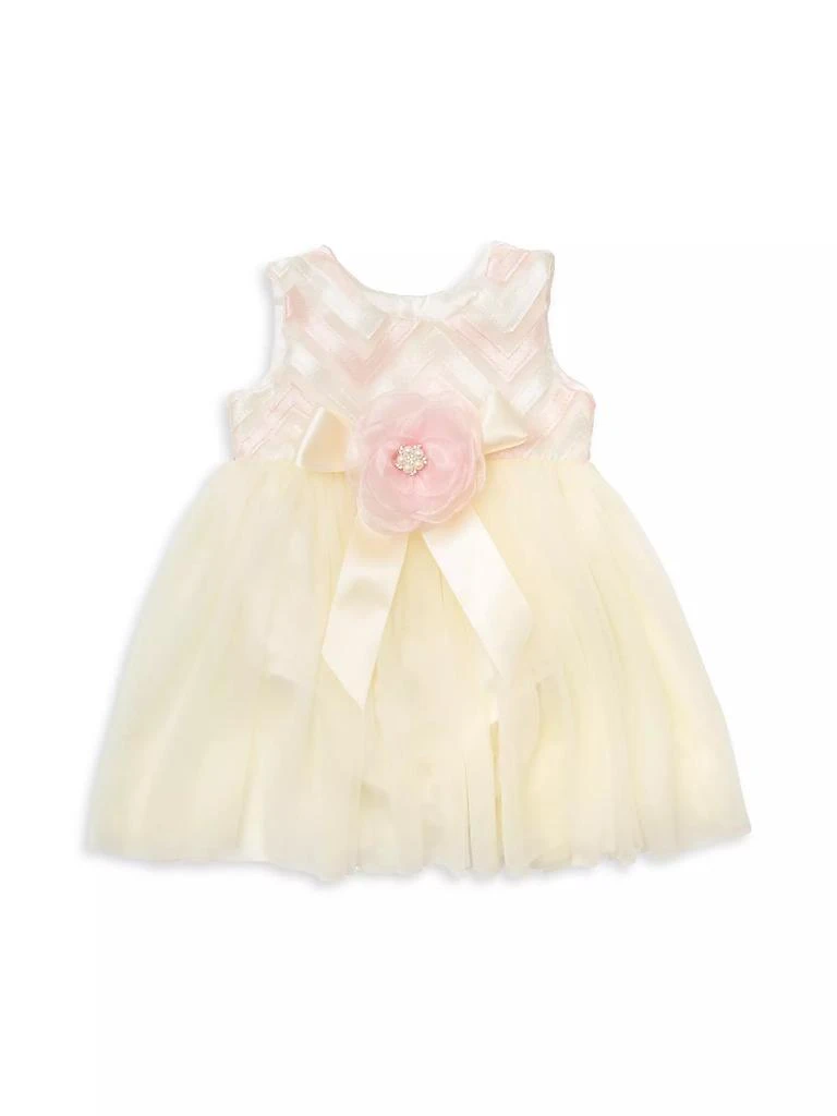 Haute Baby Baby Girl's Zoe's Magic Bow Dress & Bloomers Set 1