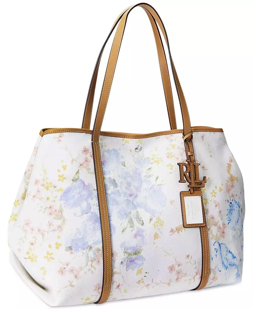 Ralph Lauren Emerie Floral Canvas Extra Large Tote 3