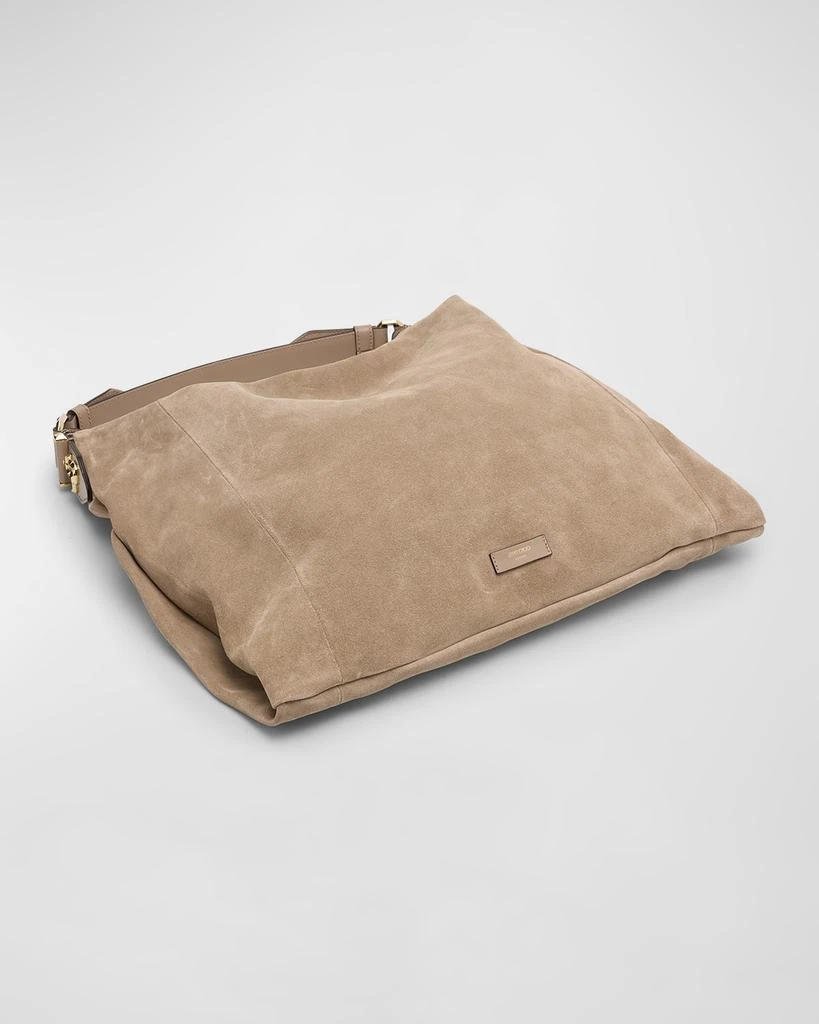 Jimmy Choo Ana Zip Leather Hobo Bag 2