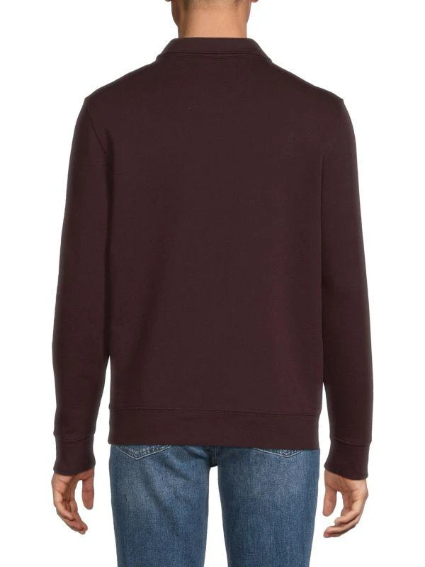 Vince French Terry Zip Up Pullover 2