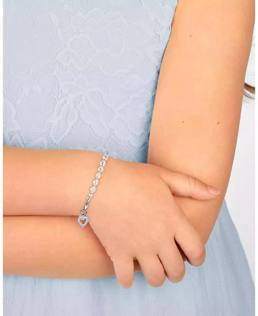 Tiny Blessings Children
s Sterling Silver Birthstone Crystal Bracelet Girls
 6.25" Bracelet 2