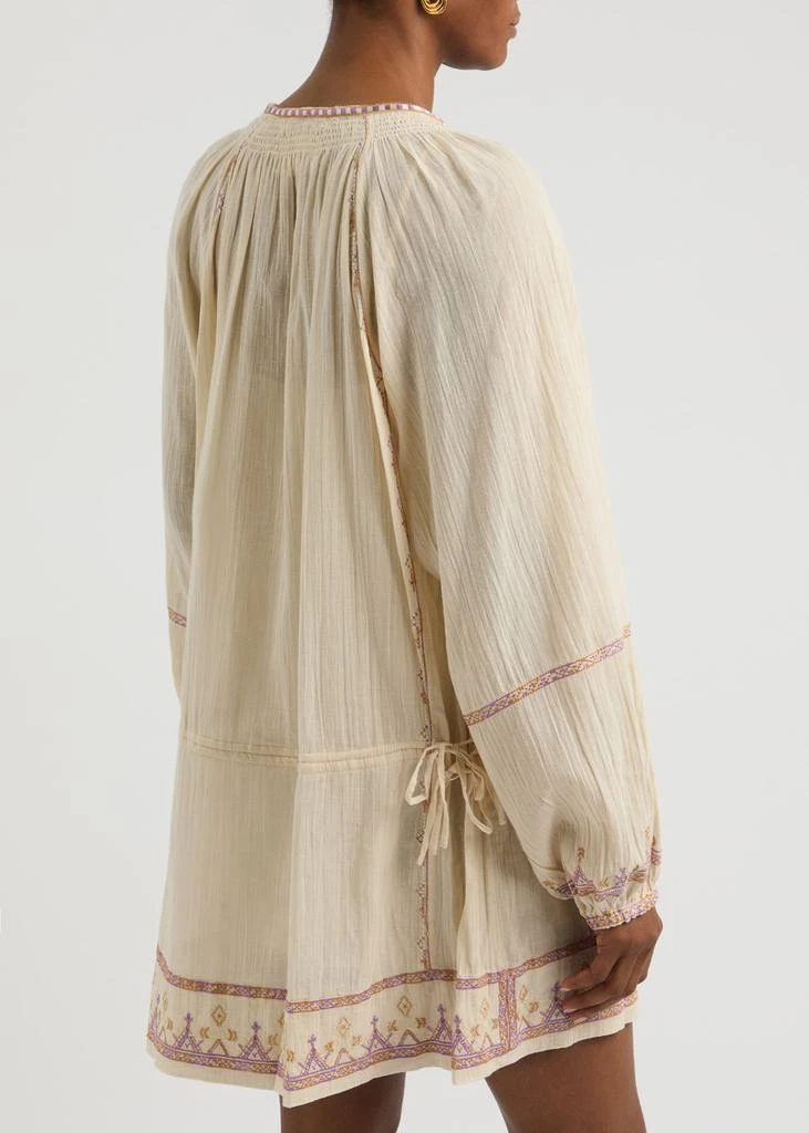 Isabel Marant Étoile Parsley embroidered cotton-voile mini dress 3