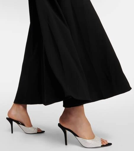 GIA BORGHINI Perni 04 Uni embellished leather mules 4