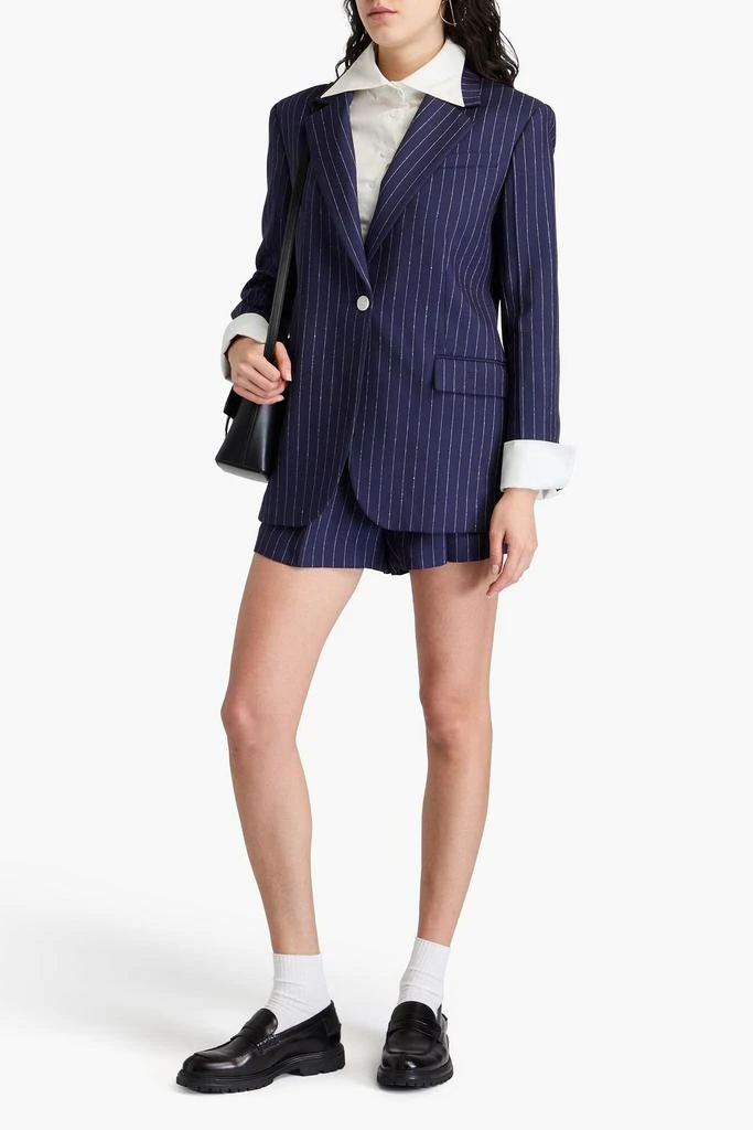 Sandro Pinstriped twill blazer 2