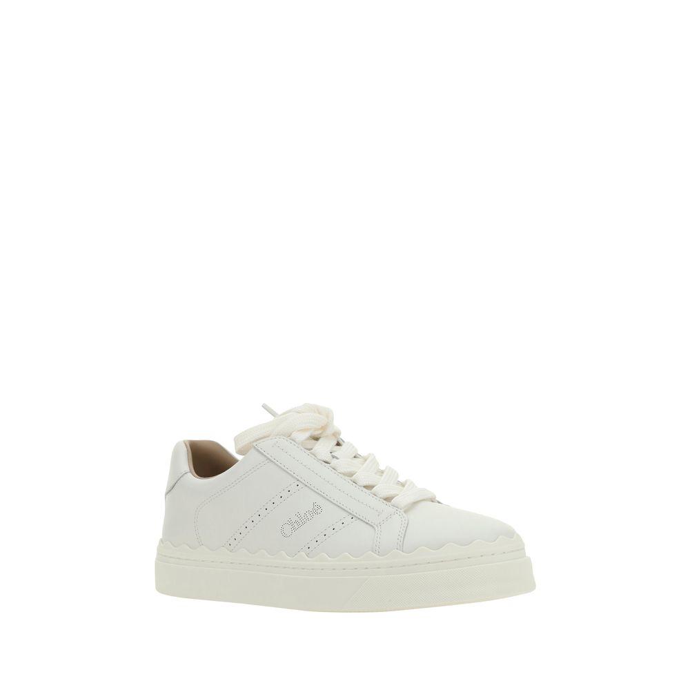 Chloé Chloé White Leather Sneakers