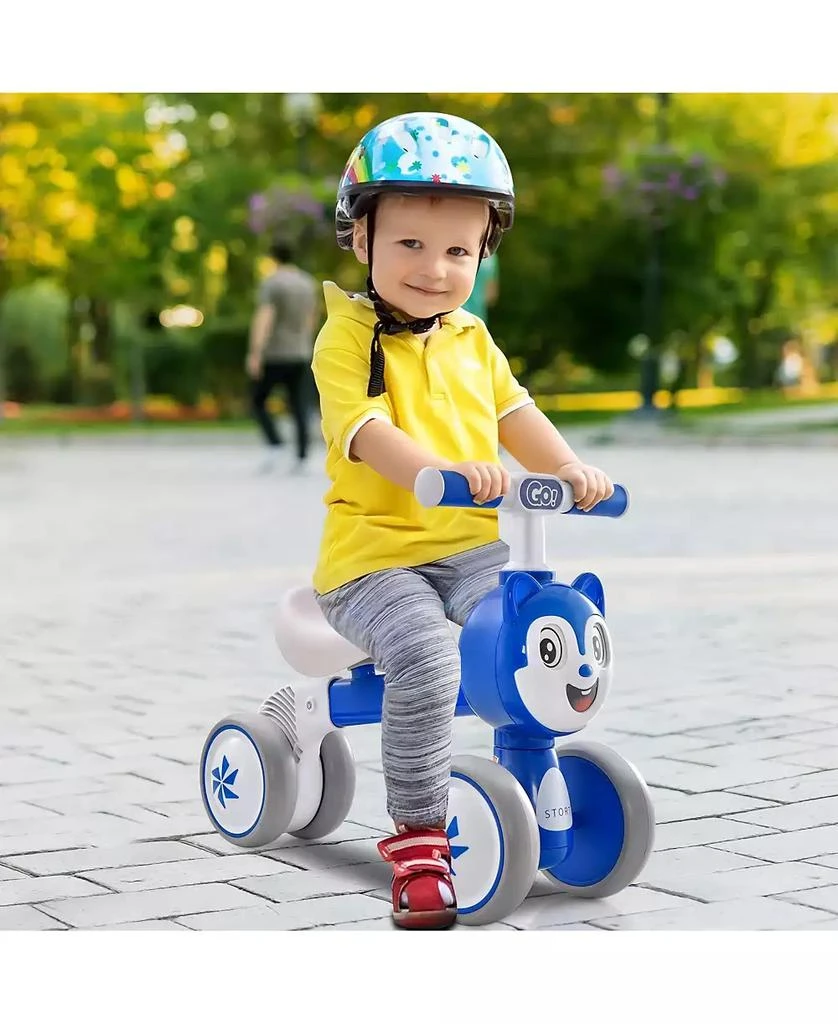 HONGGE Toddler Balance Bike With Carbon Steel Frame EVA Wheels And Safe Steering 2