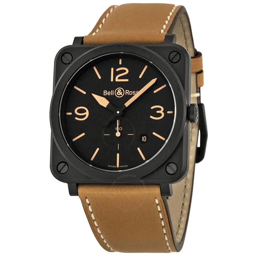 Bell And Ross Black Dial Men's Watch BLRBRS-HERI-CEM 1