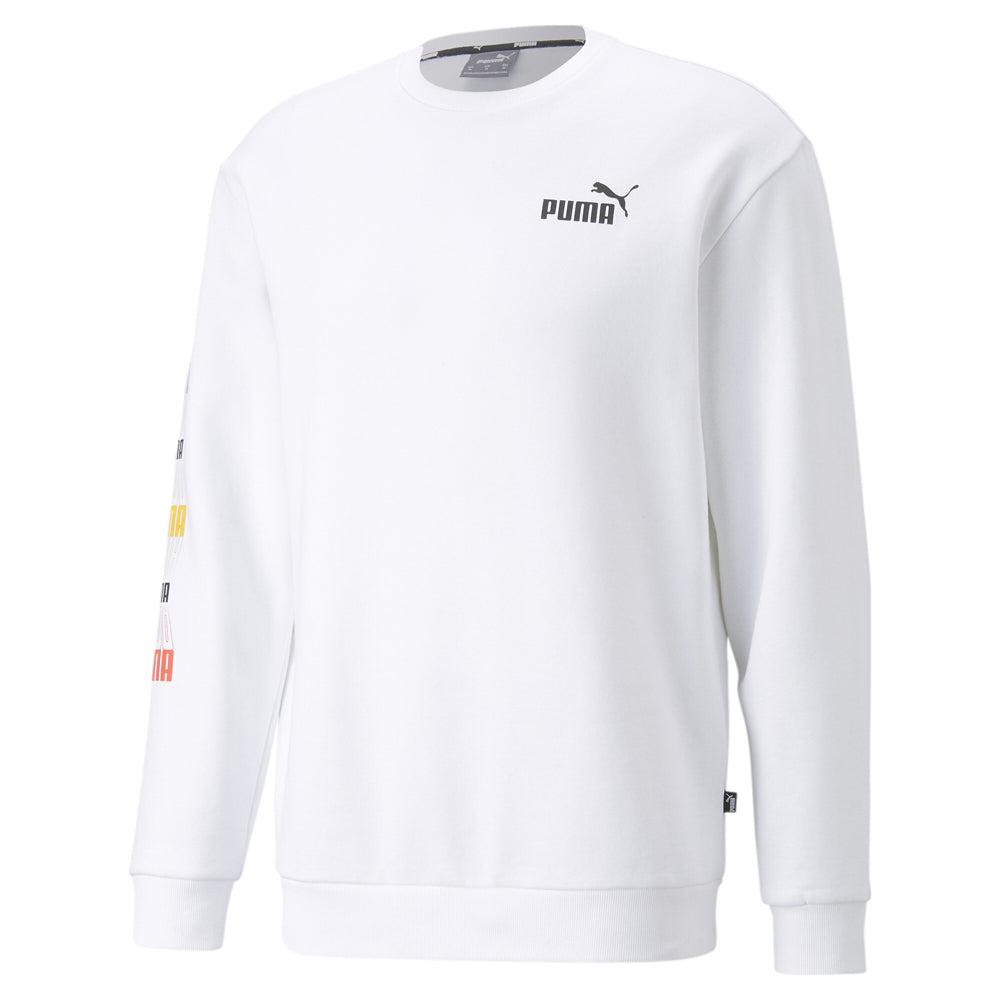 Puma Essential Logo Repeat Graphic Crew Neck Sweatshirt - Hoodies - Free  Shipping - BeyondStyle