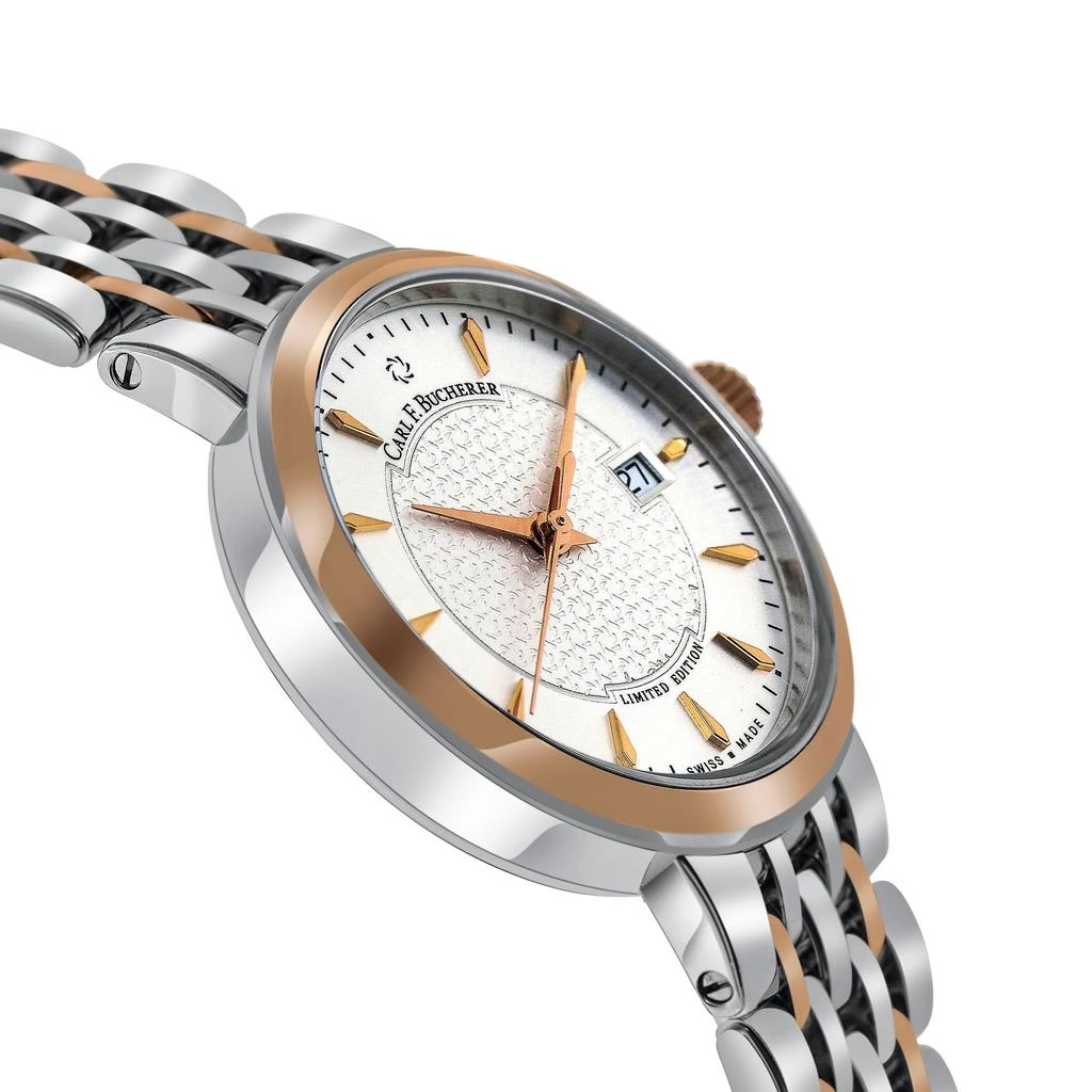 Carl F. Bucherer Carl F. Bucherer Adamavi Date 18K Rose Gold & Stainless Steel Limited Edition Quartz Women's Watch 00.10315.07.13.98 4