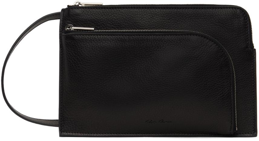 【関税＆送料込み】Rick Owens Clutches & Pouches Leather clutch bag Rick Owens Black in Leather - 51768114