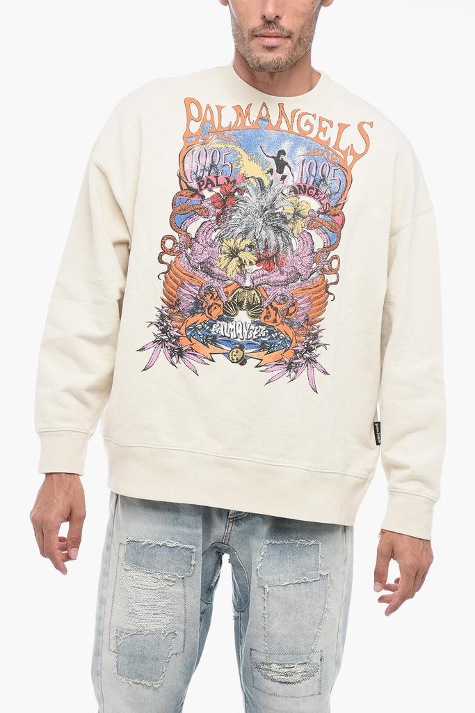 Palm Angels Oversized CONCERT Sweatshirt with Print