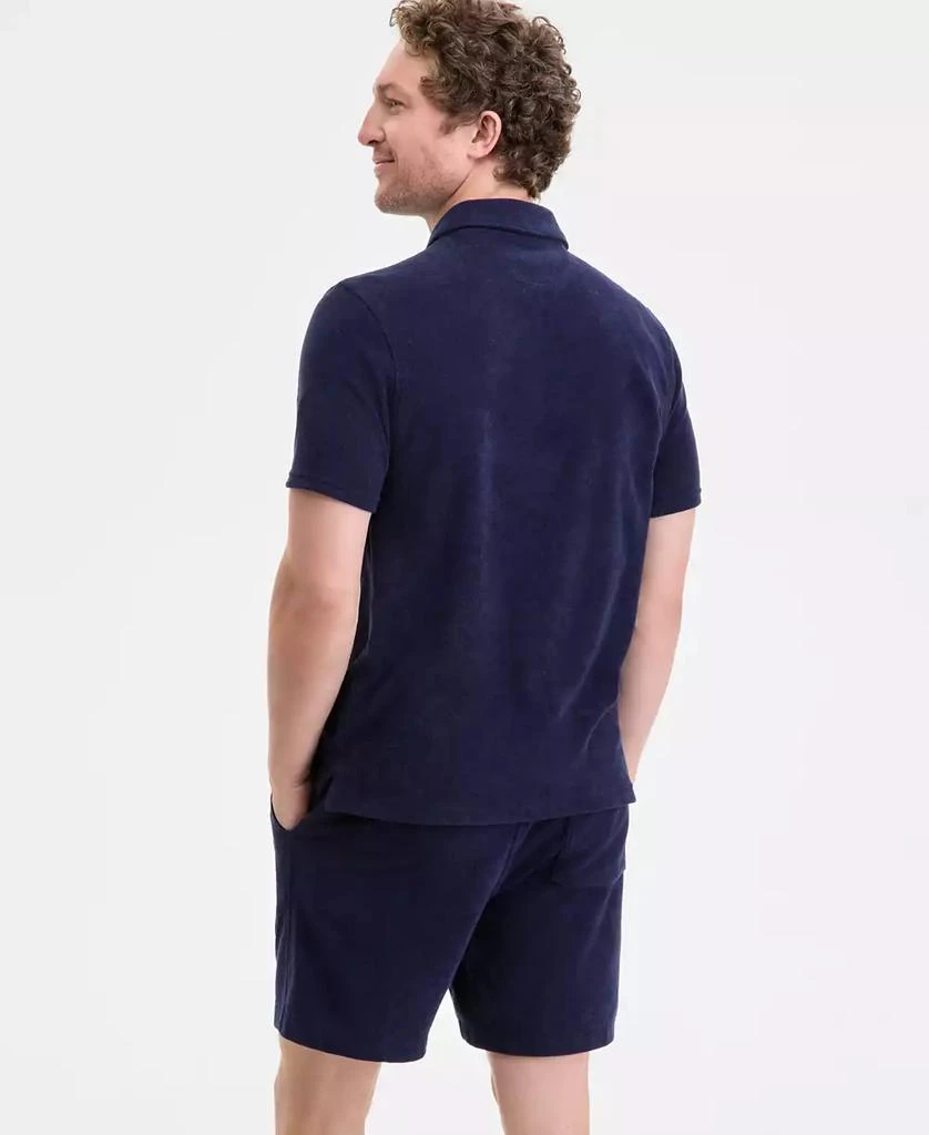 Club Room Men's Solid Terry Cloth Short-Sleeve Polo Shirt, Exclusively at Macy's 4