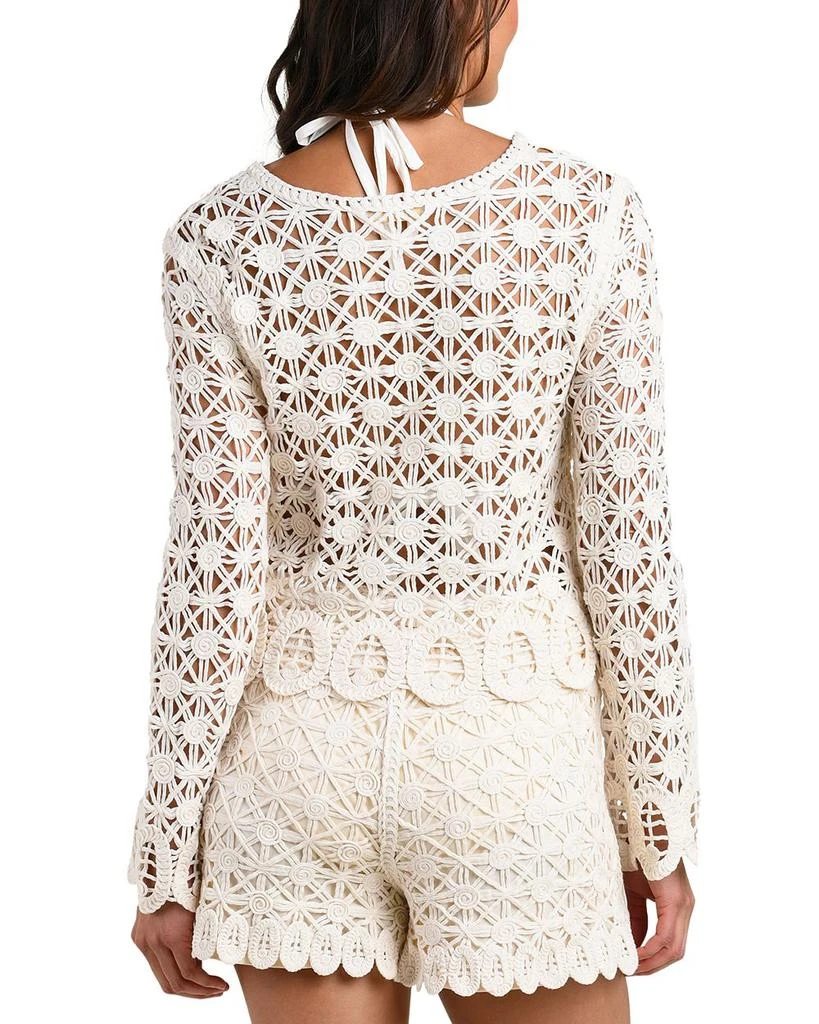 La Blanca Serenity Covers Long Sleeve Top Swim Cover-Up 3