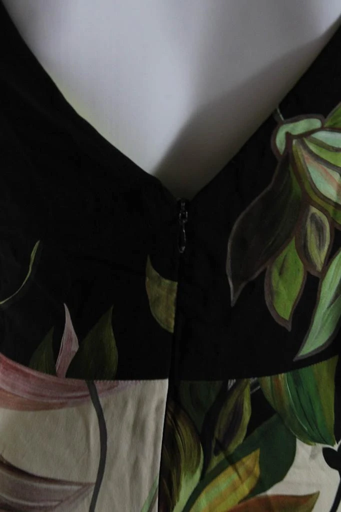 Christian Siriano Womens Hawaiian Print Tie Strap Dress Multicolored 4