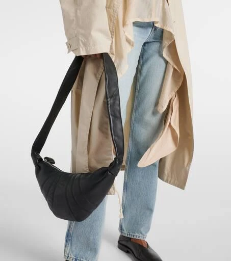 Lemaire Croissant Small leather shoulder bag 6
