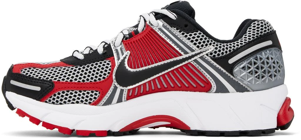 NIKE Silver & Red Zoom Vomero 5 Sneakers 3