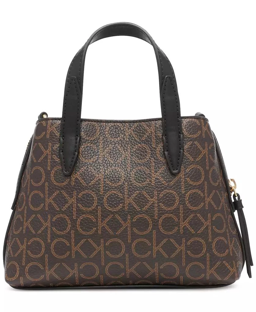 Calvin Klein Millie Signature Triple Compartment Crossbody with Zippered Coin Pouch 3