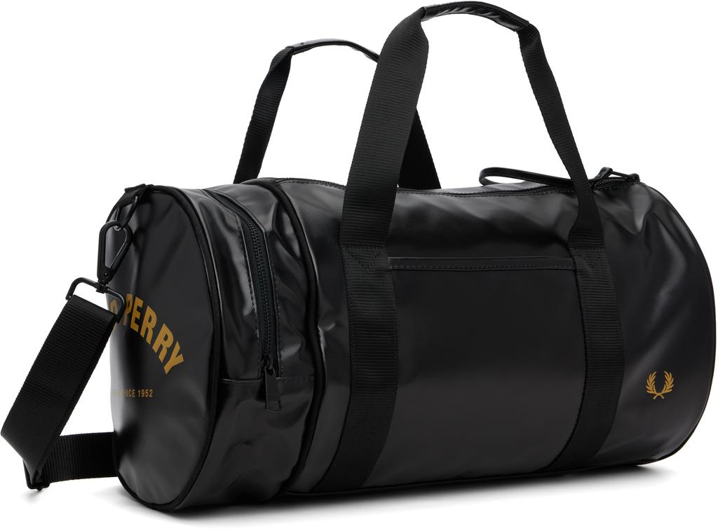 Fred Perry Brown Tonal Barrel Duffle Bag