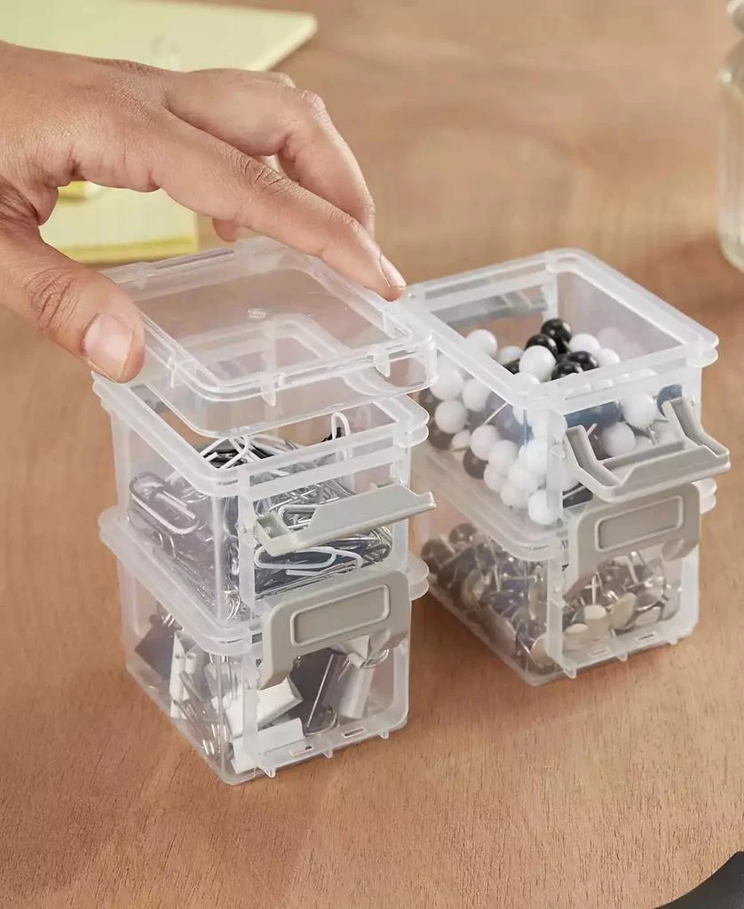 Simplify Stackable Storage Boxes, Pack of 4 3