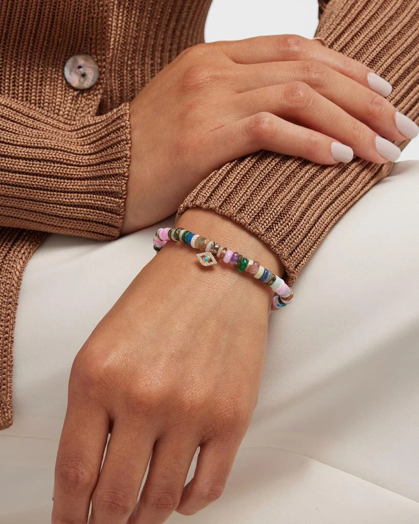 Sydney Evan Opal Bead Diamond Evil Eye Bracelet 2