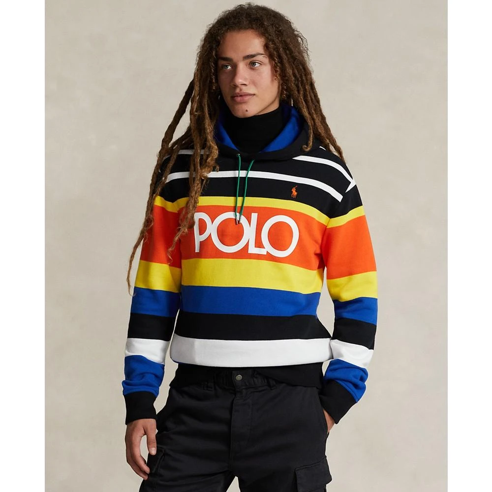 Polo Ralph Lauren Men's Logo Striped Fleece Hoodie 1