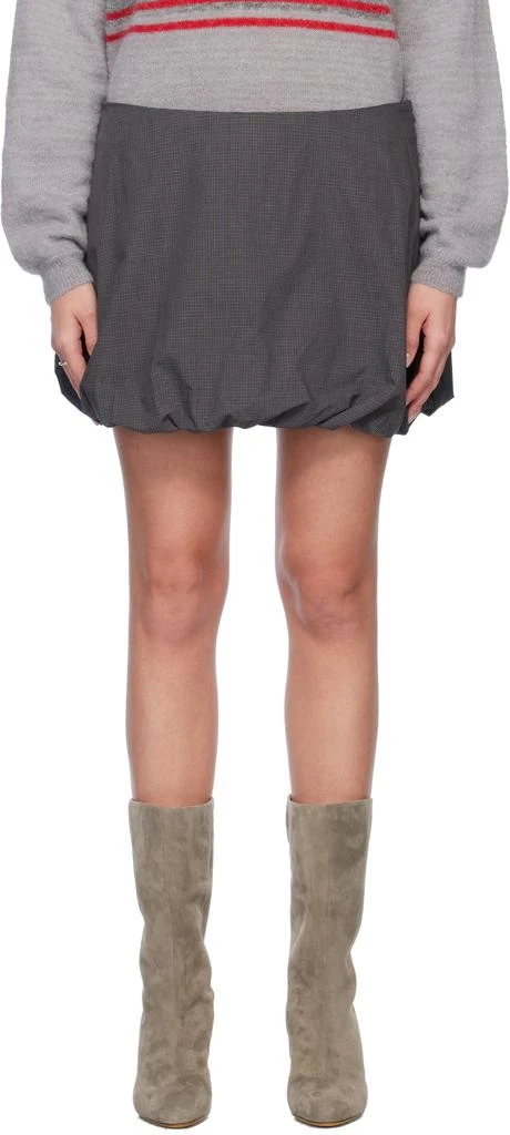 Paloma Wool Gray Liv Miniskirt 1