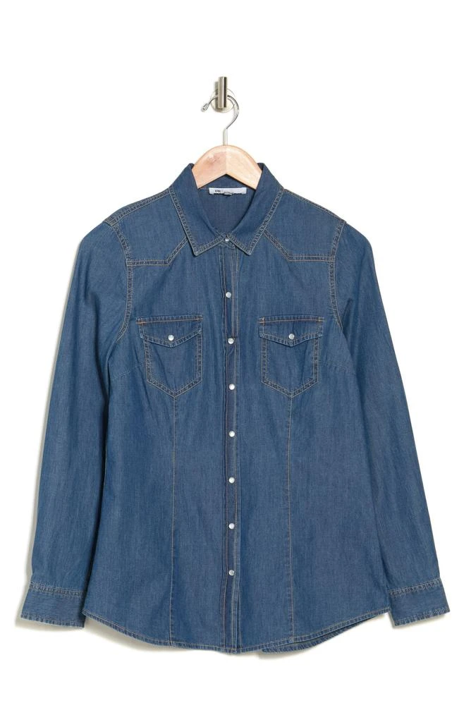 DR2 by Daniel Rainn Western Long Sleeve Denim Shirt 3