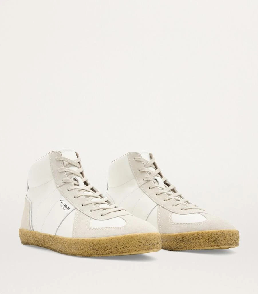 ALL SAINTS Leather Jaimee High-Top Sneakers 4